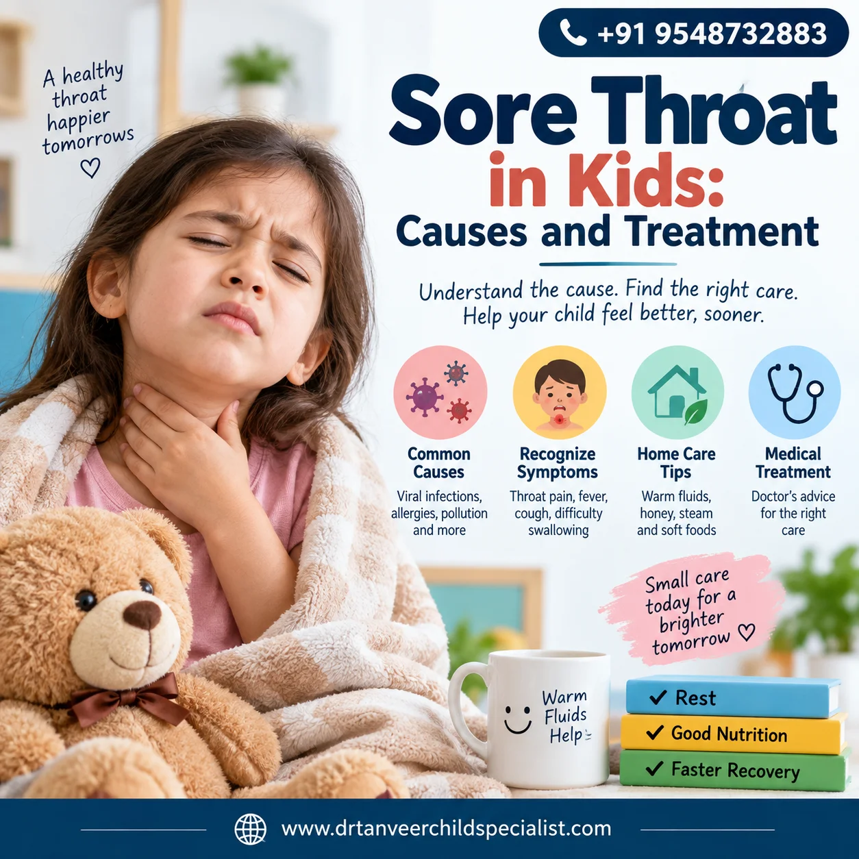 Sore Throat in Kids: Causes and Treatment