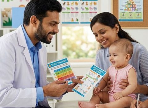 Counseling for parents regarding nutrition, behavior, and child development